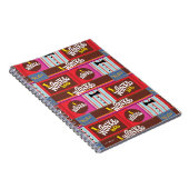 Willy Wonka Candy Pattern Notizblock (Rechte Seite)