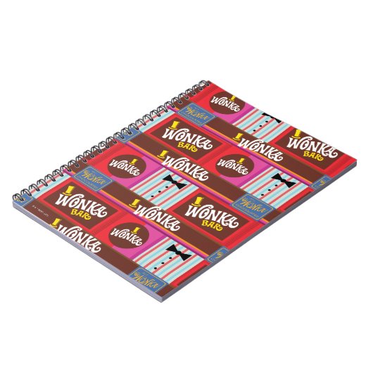 Willy Wonka Candy Pattern Notizblock (Linke Seite)