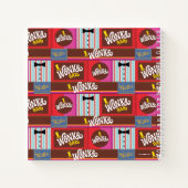 Willy Wonka Candy Pattern Notizblock (Rückseite)