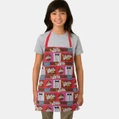 Willy Wonka Candy Pattern Schürze (Insitu)
