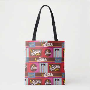Willy Wonka Candy Pattern Tasche
