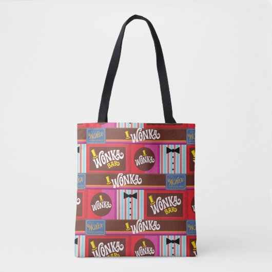 Willy Wonka Candy Pattern Tasche (Vorderseite)