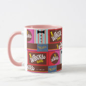 Willy Wonka Candy Pattern Tasse (Links)