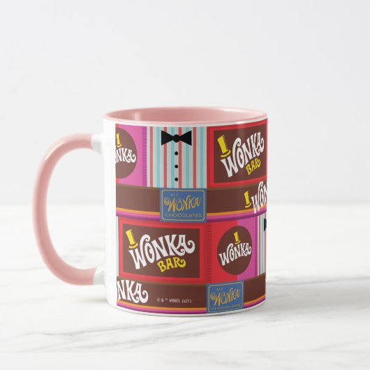 Willy Wonka Candy Pattern Tasse (Links)