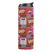 Willy Wonka Candy Pattern Thermosbecher (Nach links gedreht)