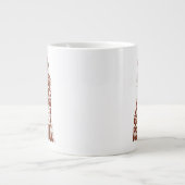 Willy Wonka Chocolate Waterfall Typografie Jumbo-Tasse (Vorderseite)