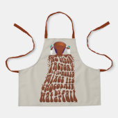 Willy Wonka Chocolate Waterfall Typografie Schürze (Vorderseite)