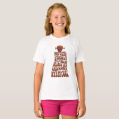 Willy Wonka Chocolate Waterfall Typografie T-Shirt (Vorne ganz)