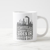 Willy Wonka Factory - Niemand geht je hinein Jumbo-Tasse (Rechts)