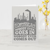 Willy Wonka Factory - Niemand geht je hinein Karte (Gelbe Blume)