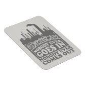 Willy Wonka Factory - Niemand geht je hinein Magnet (Rechte Seite)