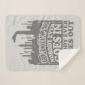 Willy Wonka Factory - Niemand geht je hinein Sherpadecke (Vorderseite (Horizontal))