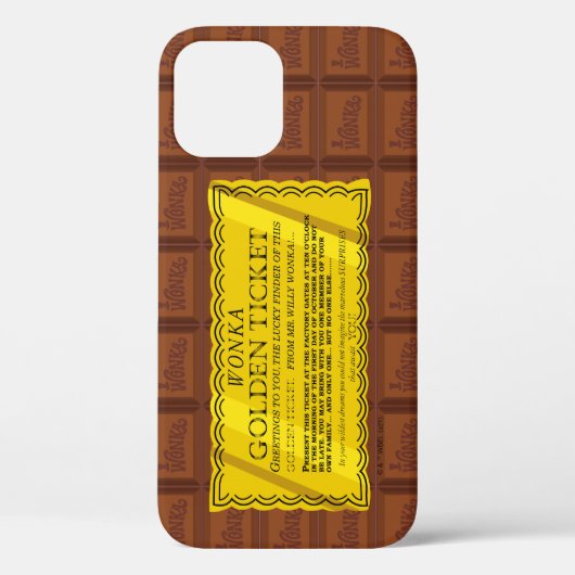 Willy Wonka Golden Ticket Case-Mate iPhone Hülle (Rückseite)