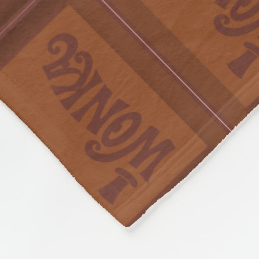 Willy Wonka Golden Ticket Fleecedecke (Ecke)