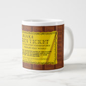 Willy Wonka Golden Ticket Jumbo-Tasse (Vorderseite Rechts)