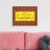 Willy Wonka Golden Ticket Leinwanddruck (Insitu (Wohnzimmer))
