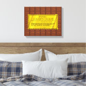 Willy Wonka Golden Ticket Leinwanddruck (Insitu (Schlafzimmer))