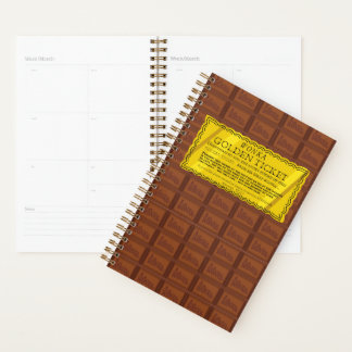 Willy Wonka Golden Ticket Planer