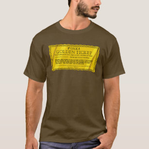 Willy Wonka Golden Ticket T-Shirt