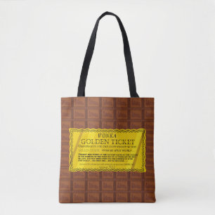 Willy Wonka Golden Ticket Tasche