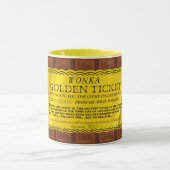 Willy Wonka Golden Ticket Tasse (Zentrum)