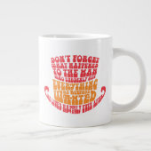 Willy Wonka Hat Typografie Jumbo-Tasse (Rechts)