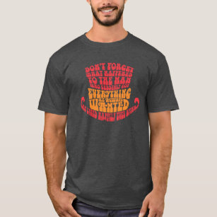 Willy Wonka Hat Typografie T-Shirt