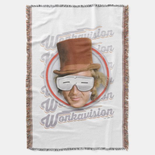 Willy Wonka in Wonkavision Goggles Decke (Vorderseite Vertikal)
