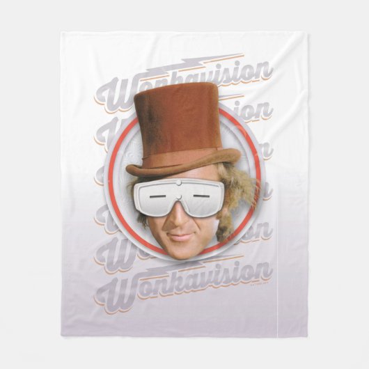 Willy Wonka in Wonkavision Goggles Fleecedecke (Vorderseite)