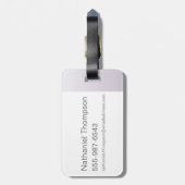 Willy Wonka in Wonkavision Goggles Gepäckanhänger (Rückseite vertikal)