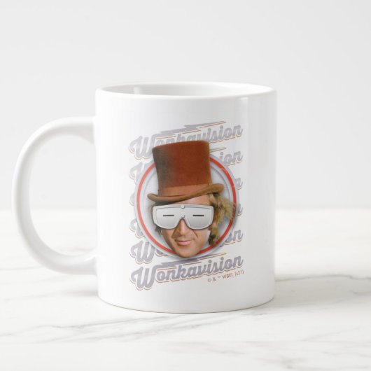 Willy Wonka in Wonkavision Goggles Jumbo-Tasse (Links)