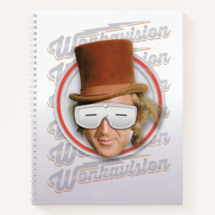 Willy Wonka in Wonkavision Goggles Notizblock