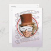 Willy Wonka in Wonkavision Goggles Postkarte (Vorne/Hinten)