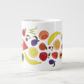 Willy Wonka Lickable Wallpaper Pattern Jumbo-Tasse (Vorderseite)