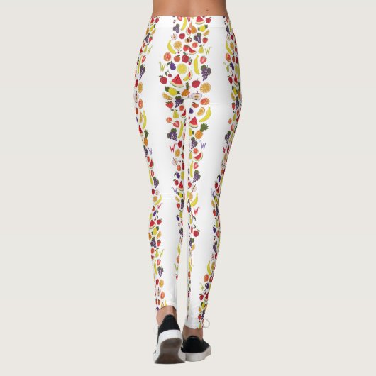 Willy Wonka Lickable Wallpaper Pattern Leggings (Rückseite)
