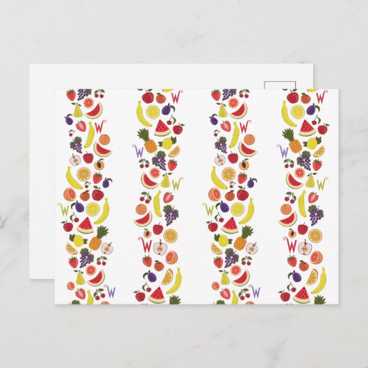 Willy Wonka Lickable Wallpaper Pattern Postkarte (Vorne/Hinten)