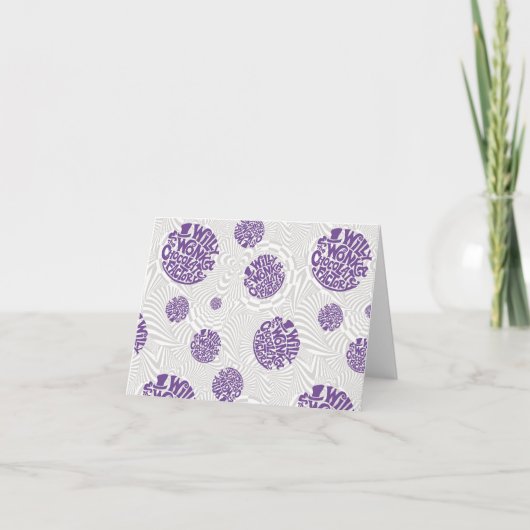 Willy Wonka Logo Psychedelic Graphic (Vorderseite)