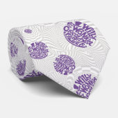 Willy Wonka Logo Psychedelic Graphic Krawatte (Gerollt)