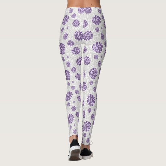 Willy Wonka Logo Psychedelic Graphic Leggings (Rückseite)