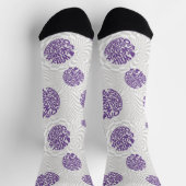 Willy Wonka Logo Psychedelic Graphic Socks Socken (Oben)