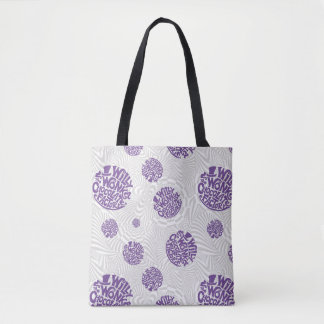 Willy Wonka Logo Psychedelic Graphic Tasche