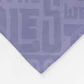 Willy Wonka Quote Silhouette Fleecedecke (Ecke)