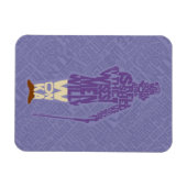 Willy Wonka Quote Silhouette Magnet (Horizontal)