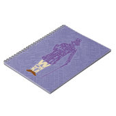 Willy Wonka Quote Silhouette Notizblock (Linke Seite)