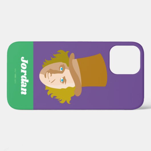 Willy Wonka Stenciled Face Graphic Case-Mate iPhone Hülle (Rückseite (Horizontal))