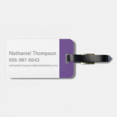 Willy Wonka Stenciled Face Graphic Gepäckanhänger (Rückseite horizontal)