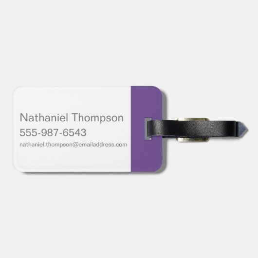 Willy Wonka Stenciled Face Graphic Gepäckanhänger (Rückseite horizontal)