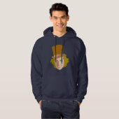 Willy Wonka Stenciled Face Graphic Hoodie (Vorne ganz)