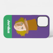 Willy Wonka Stenciled Face Graphic iPhone Hülle (Rückseite (Horizontal))