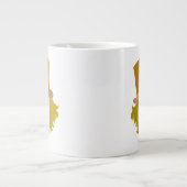 Willy Wonka Stenciled Face Graphic Jumbo-Tasse (Vorderseite)